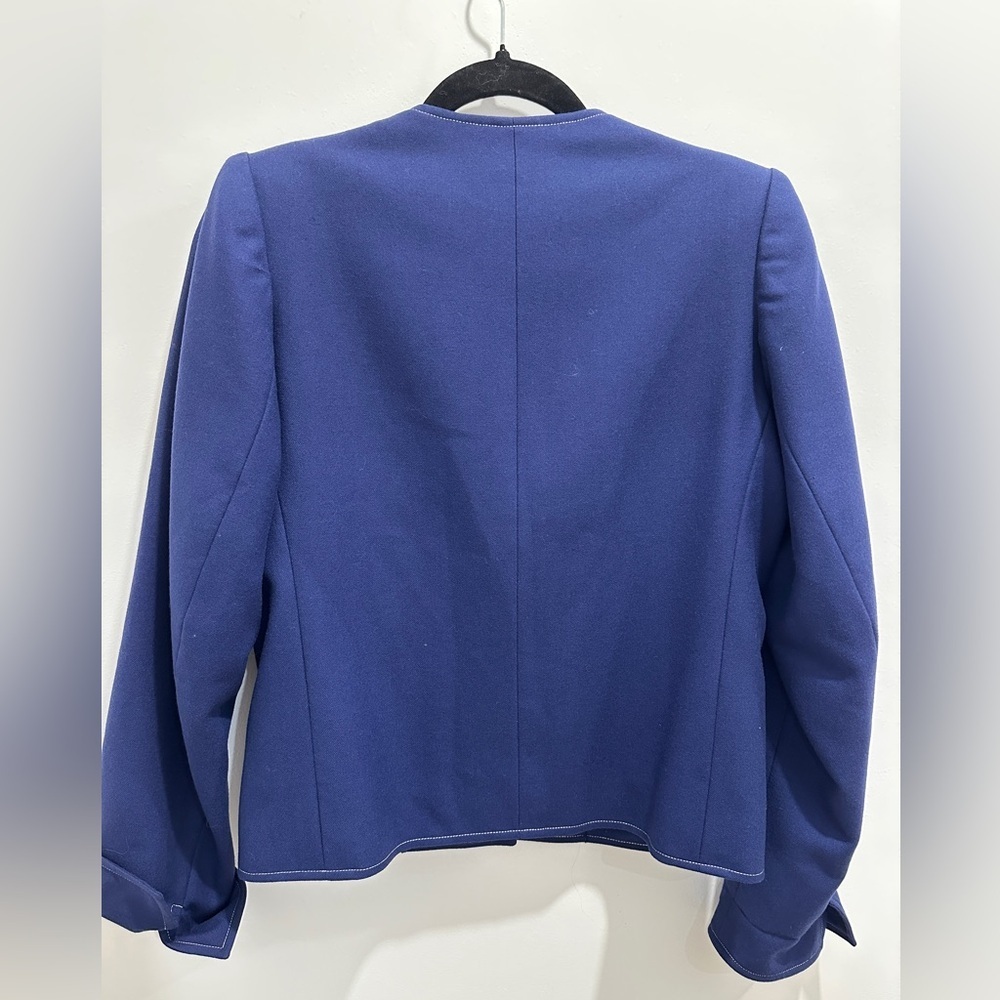 Saint Laurent vintage Elegant Blue Women's Blazer size 40 (small) - Picture 14 of 15